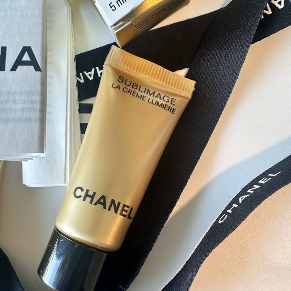 Chanel Lumiere skin care brightening sample and eye cream Sublimage - Picture 3 of 5